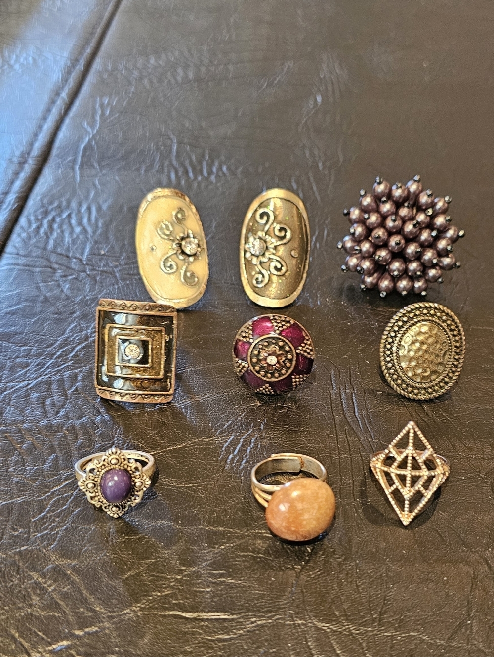 9/45$ RINGS LOT - Picture 2 of 16
